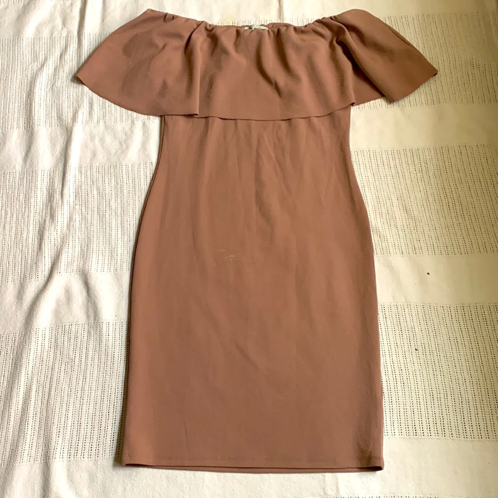Size L Off Should Bodycon Mini Dress